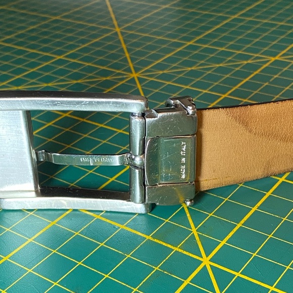 Canali vitello stampato calf leather belt - Picture 5 of 9